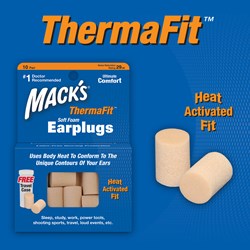 Mack’s® ThermaFit™ Soft Foam Ear Plugs