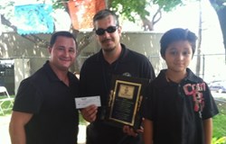 Lou Costello Charity Tent of Paterson NJ Makes Donation to Lou Costello Jr. Youth Center in Los Angeles, CA