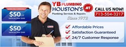 YB Plumbing - Houston Plumbers You Can Rely On | Nw Website Relaunch