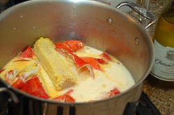Maine lobster corn chowder recipe