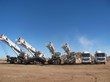 Global Cranes Delivers 4 Zoomlion RT cranes and 4 Concrete Trucks to...
