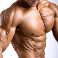muscular man gaining weight