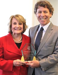 Tom Battley and Congresswoman Louise Slaughter
