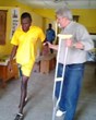 Peter Rosenberger With Simon, Accra Ghana