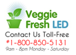 Newly Released LED Grow Lights by VeggieFresh LED Allows Controlled...