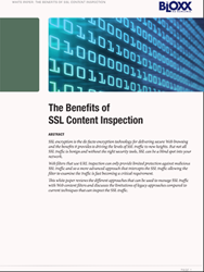 Bloxx SSL content inspection white paper