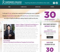 Emperor's College 30th Anniversary Celebration Online Hub