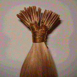 I-tipped hair extensions