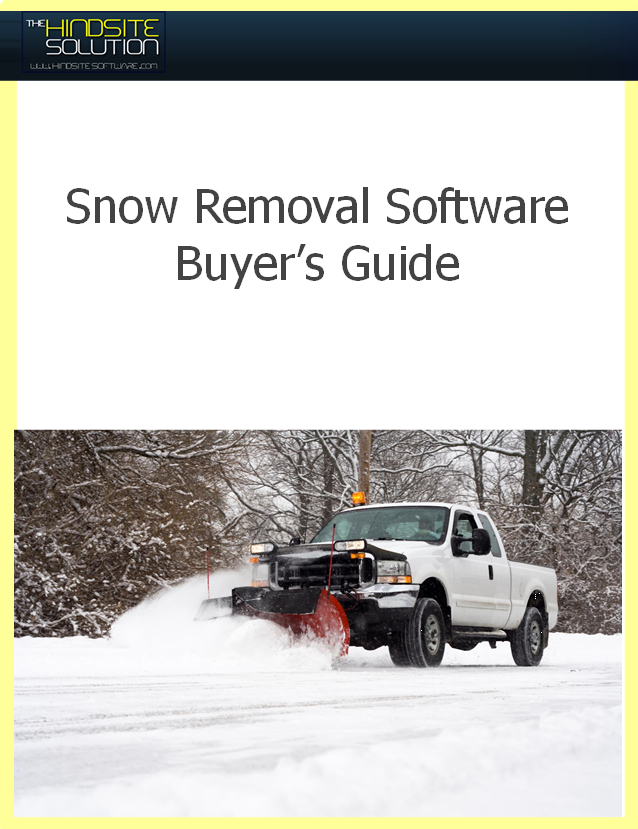 HindSite Software Releases Snow Removal Software Buyer’s Guide