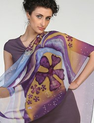 One of a Kind Hand Made Silk Scarves