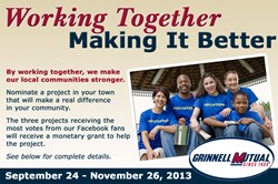 Grinnell Mutual Reinsurance; A policy of working together; Working Together Making It Better,