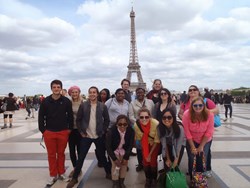 Centenary Students, 2013 May Module, Paris