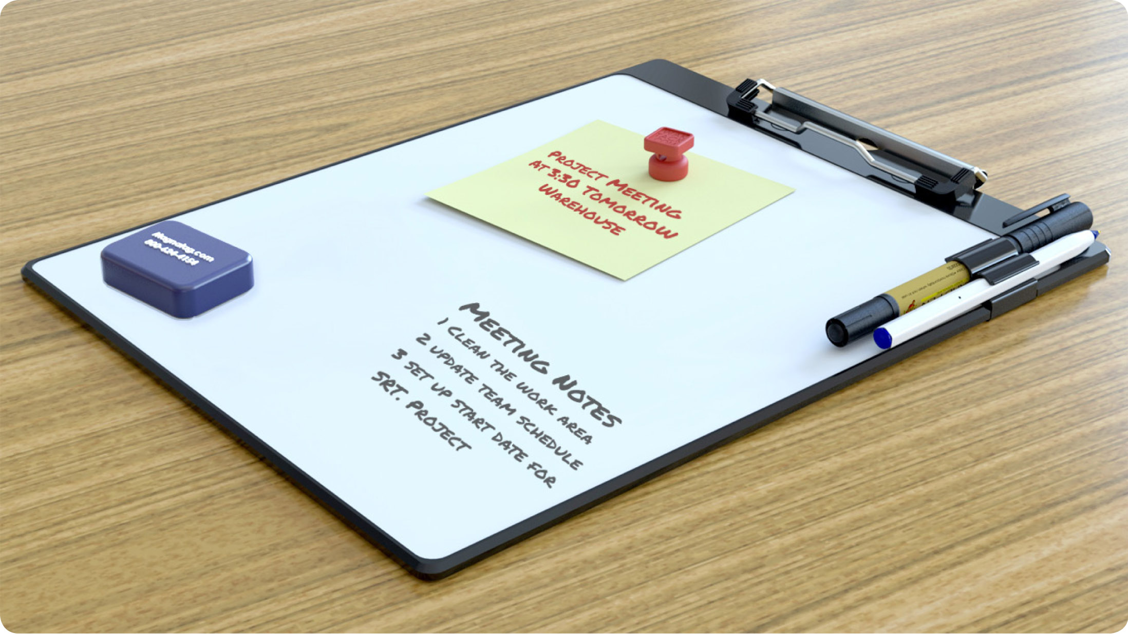 New the First Backed Clipboard with a Whiteboard