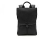 The Staad BackPack—black ballistic nylon with black leather flap option