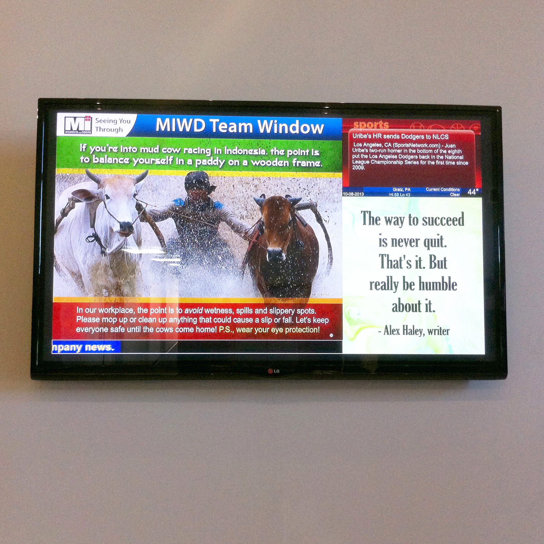 MI Windows And Doors Improves Team Member Communication With Electronic 