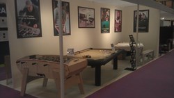 The American Billiard Co stand display at Grand Designs Live 2013