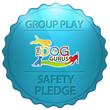 A Stay in the Country Pet Lodging Signs a Safety Pledge with The Dog...