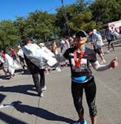 Linda Ward supports NHF Run to Remember.