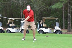 Wounded service member enjoys golf tournament