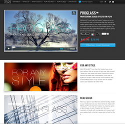 Final Cut Pro X Effects and Plugins - PROGLASS - Pixel Film Studios - FCPX Glass Effects