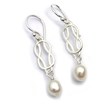 Scandalous Sterling Silver & Pearl Earrings by Bead Lovers Korner