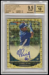 Yasiel Puig Superfractor Card