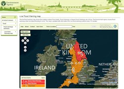 FloodAlerts flood mapping system