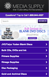 MediaSupply.com Mobile Page Image