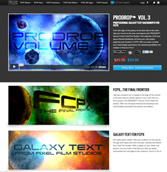 Final Cut Pro X Effects, FCPX Plugin, Apple, Pixel Film Studios, PRODROP, Space, Text, Titles