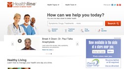 Healthline-Home-Page