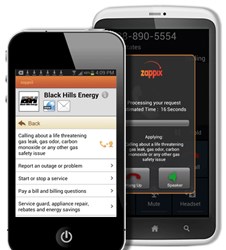Zappix Smartphone utility customer care solution