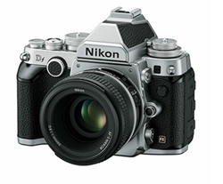 Nikon Df DSLR Camera with 50mm F1.8 Lens - Silver - B&H Photo Video