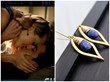 Saressa Designs' Lapis Lazuli Dew Earrings