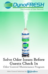 DynoFRESH odor control fogging can.