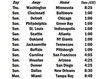 Week 10 Schedule Opens Up with Washington Visiting the Vikings on...
