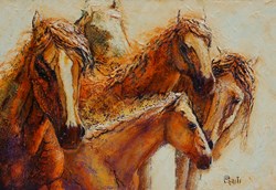 horse painting by Ritch Gaiti