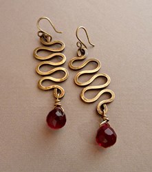 Diva with a Dark Side Earrings by Gretchen Hind Designs