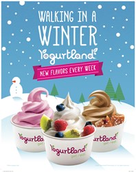 frozen yogurt, Yogurtland, flavor, custom, hand-crafted, new