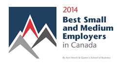 Advanceit it honoured with #9 ranking Best Employer in Canada for 2014