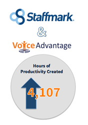Staffmark Created 4,107 Hours of Productivity with Voice Advantage