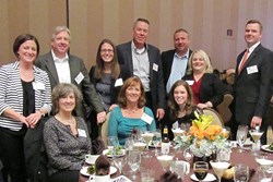 The SSG team celebrates during the Dallas 100 reception at the Omni Dallas Hotel.