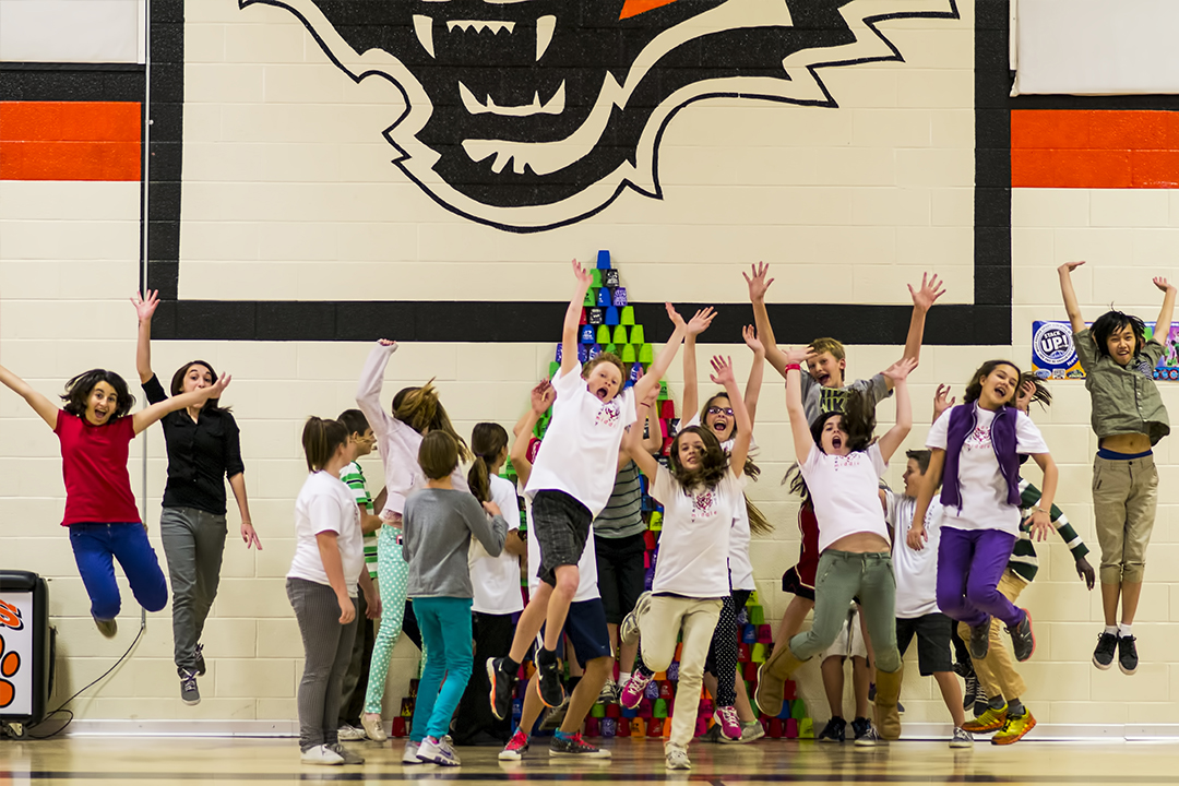 Wasatch Academy Students Stack It for Guinness