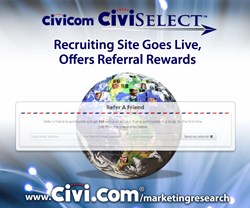 Civicom CiviSelect Recruiting Site Referral Rewards