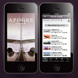 Apogee Jets Mobile App
