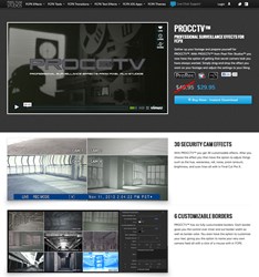 Final Cut Pro X Effects, FCPX Plugin and Filters, Video Special Effects, Security Camera, Pixel Film Studios, PROCCTV