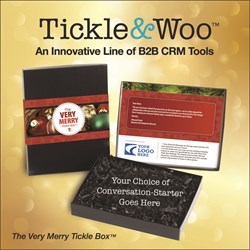 “Very Merry” is one of 15 new Christmas and Seasonal One-Time Tickle Box Mailings, the perfect CRM tool for the Holidays!