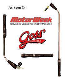 motorweek goss' garage extendable magnetic flashlight