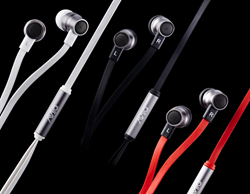 In-Ear Headphones & Mic + Leather Cord Wrap