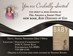Baby Designed by God debut celebration Nov. 22, 7PM at Discover Chiropractic