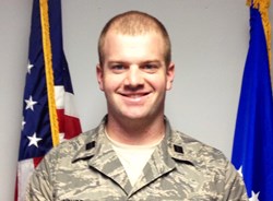 Worcester Polytechnic Institute Air Force ROTC Cadet Timothy Grupp